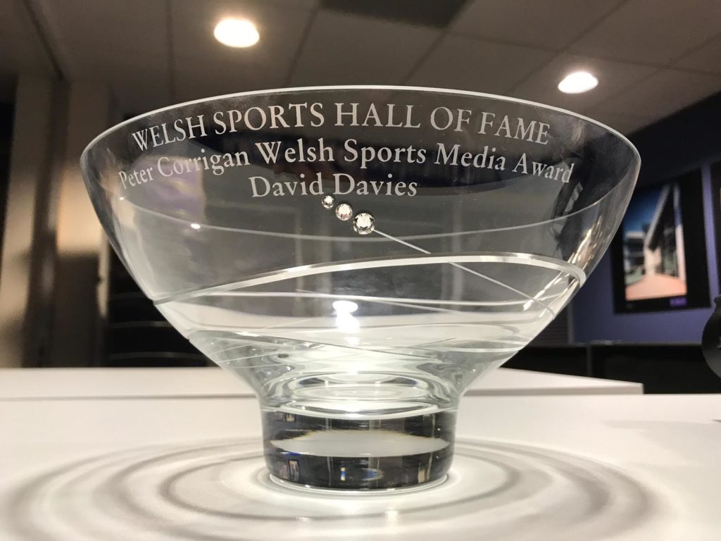 PA’s Chief Sports Photographer, David Davies, became the first photographer to be honoured with the Peter Corrigan Welsh Sports Media Award