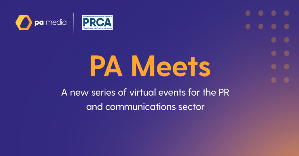 PA Meets - a new series of virtual events for the PR and communications sector